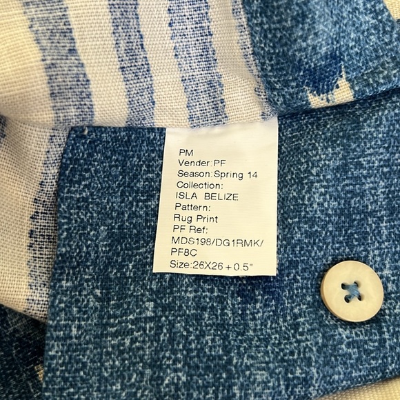 Pair of Isla Belize Shams . Euro size - Picture 4 of 4